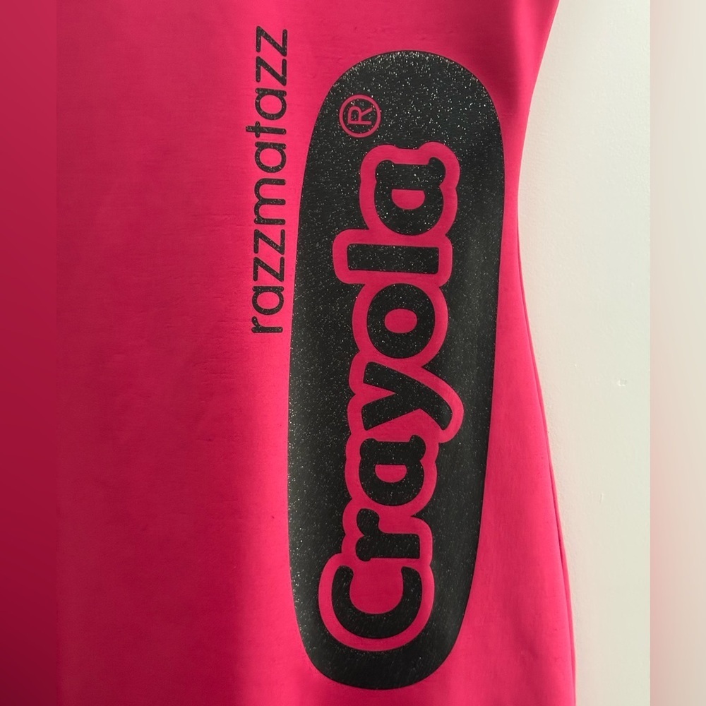Crayola Razzmatazz Pink Crayon Hooded Dress - Picture 3 of 7